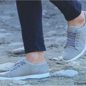 MINT VELVET BIBI GREY PLIMSOLLS